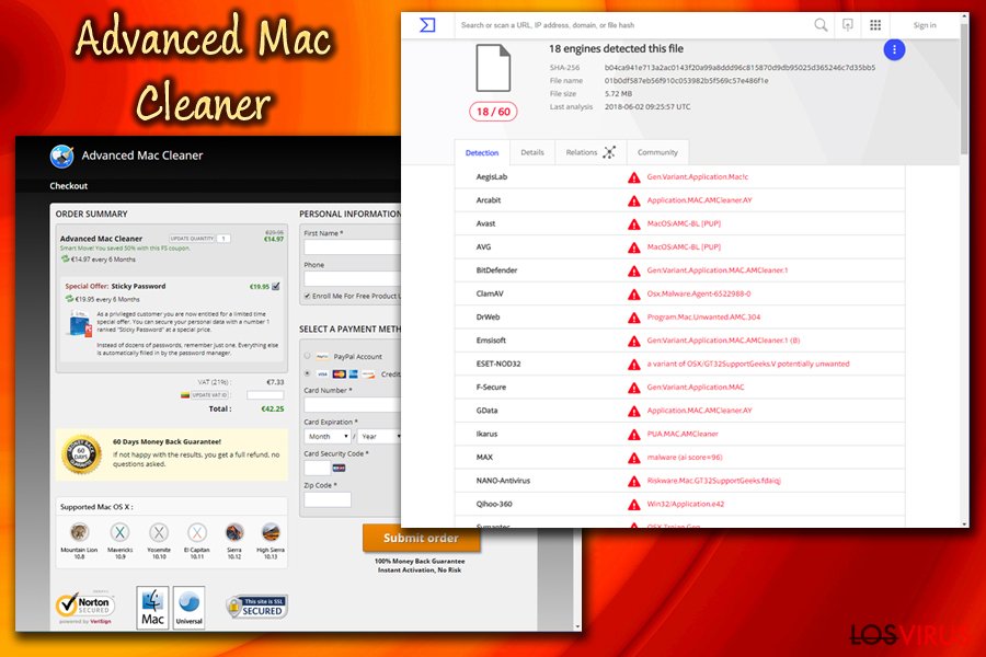 eliminar advanced mac cleaner